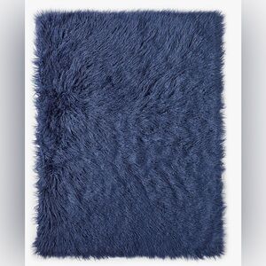 Pottery Barn Dorm Faux Mongolian Fur Throw